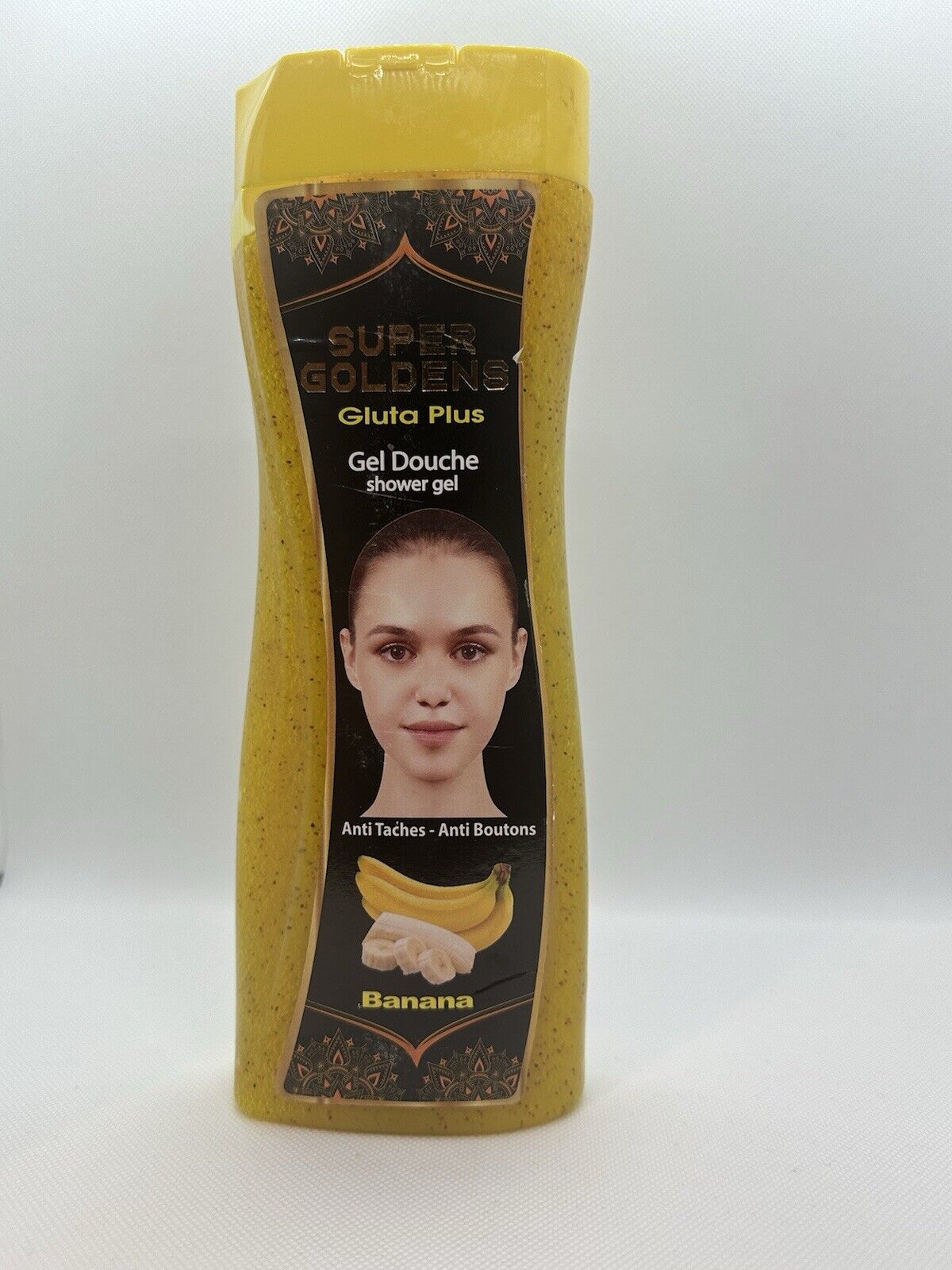 Super Goldens Duo ultra Éclaircissant Lait & Gel Douche nourrissante ant tache