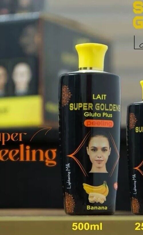 Super Goldens Duo ultra Éclaircissant Lait & Gel Douche nourrissante ant tache