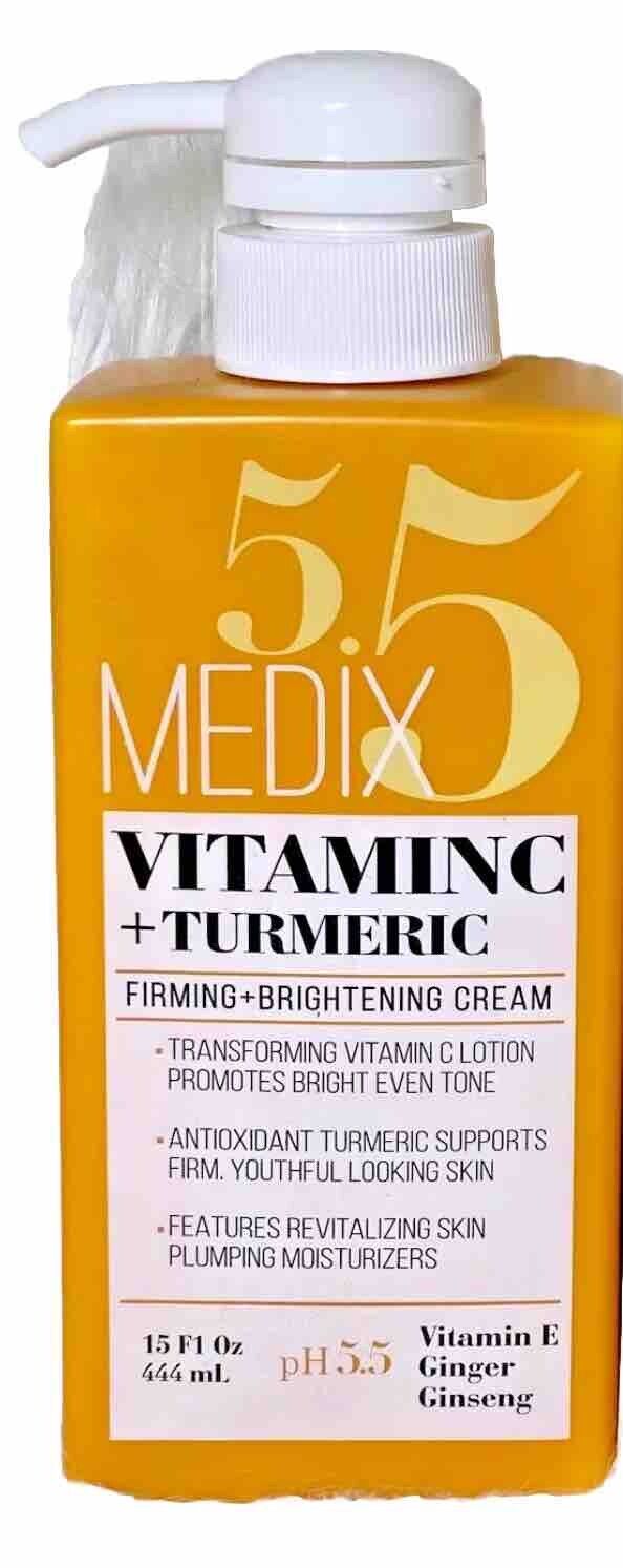 Medix 5.5, Vitamine C et curcuma, Crème raffermissante ultra blanchissante 444ml - Kyabeauty