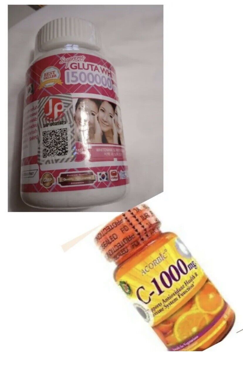 Suprême Gluta White Glutathione + Vitamine C Ascorbic Antioxydants Withening - Kyabeauty