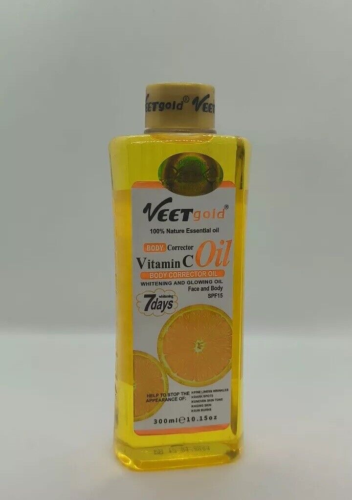 Huile Veet Gold Vitamin C Oil Éclaircissant Réparatrice Anti Taches 300ml