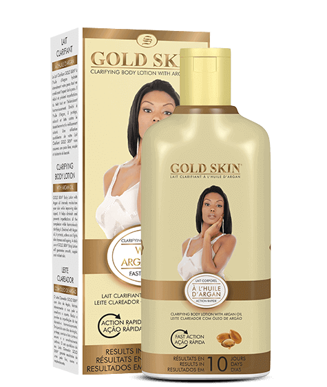 LAIT GOLD SKIN A L'HUILE D'ARGAN résultat en 10 jours - Kyabeauty
