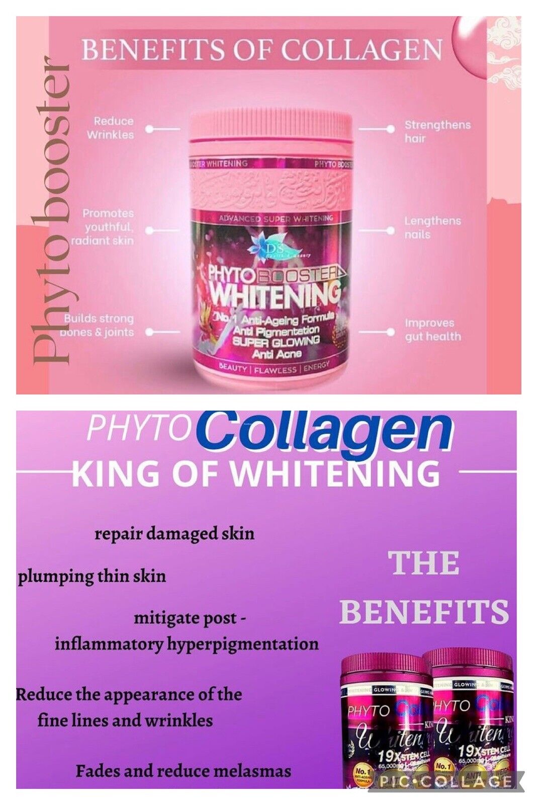 Phyto Booster/ Phyto Collagèn Whitening / glutathione - Kyabeauty
