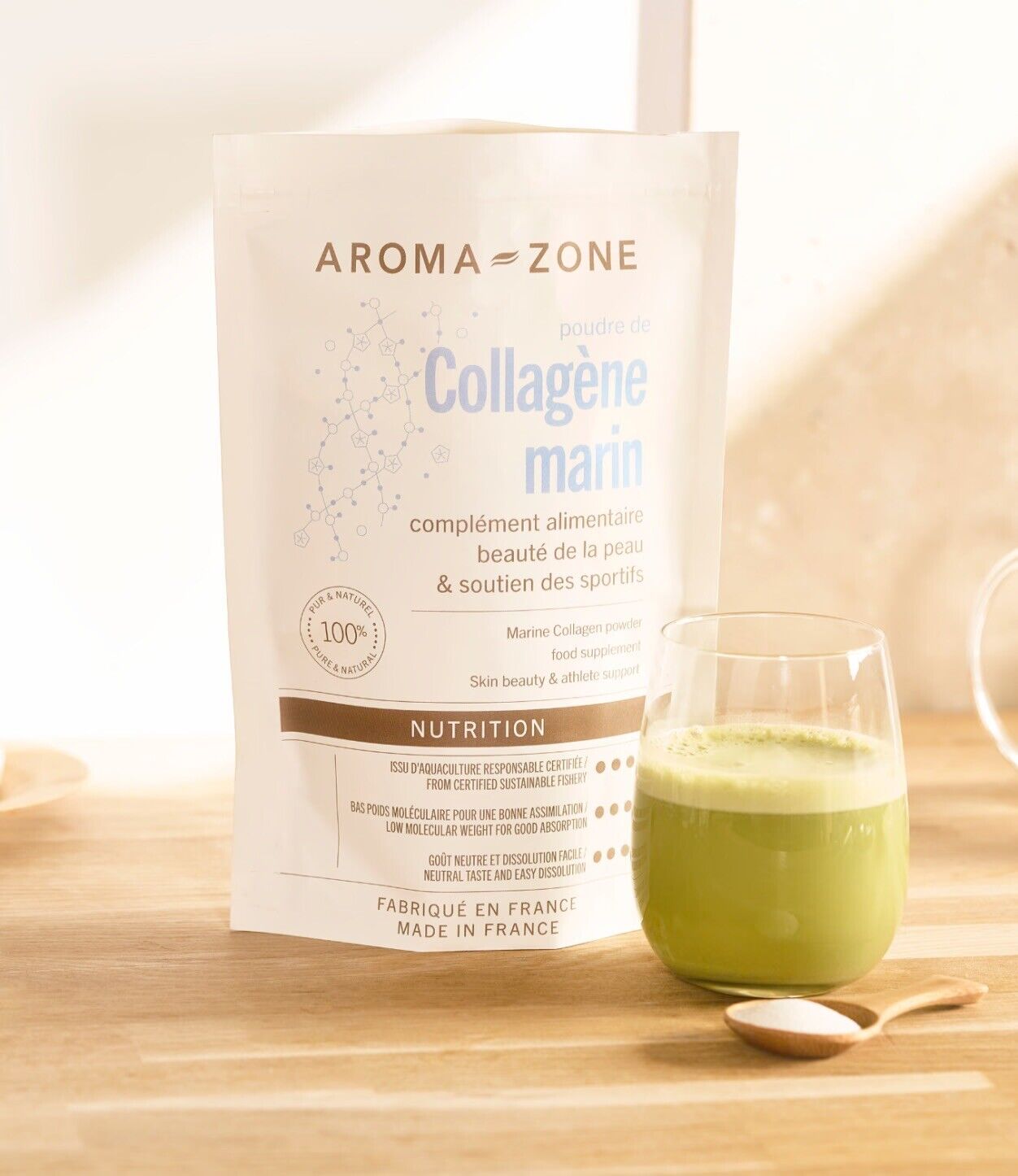 Collagène marin Complément alimentaire 250 G Anti Âge anti Imperfection
