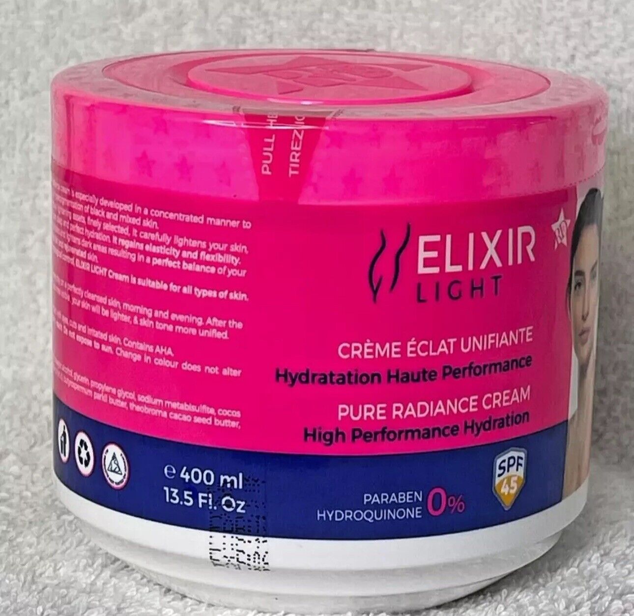 ELIXIR LIGHT CRÈME ULTRA CLARIFIANTE UNIFIANTE HYFRADANTE ANTI IMPERFECTION