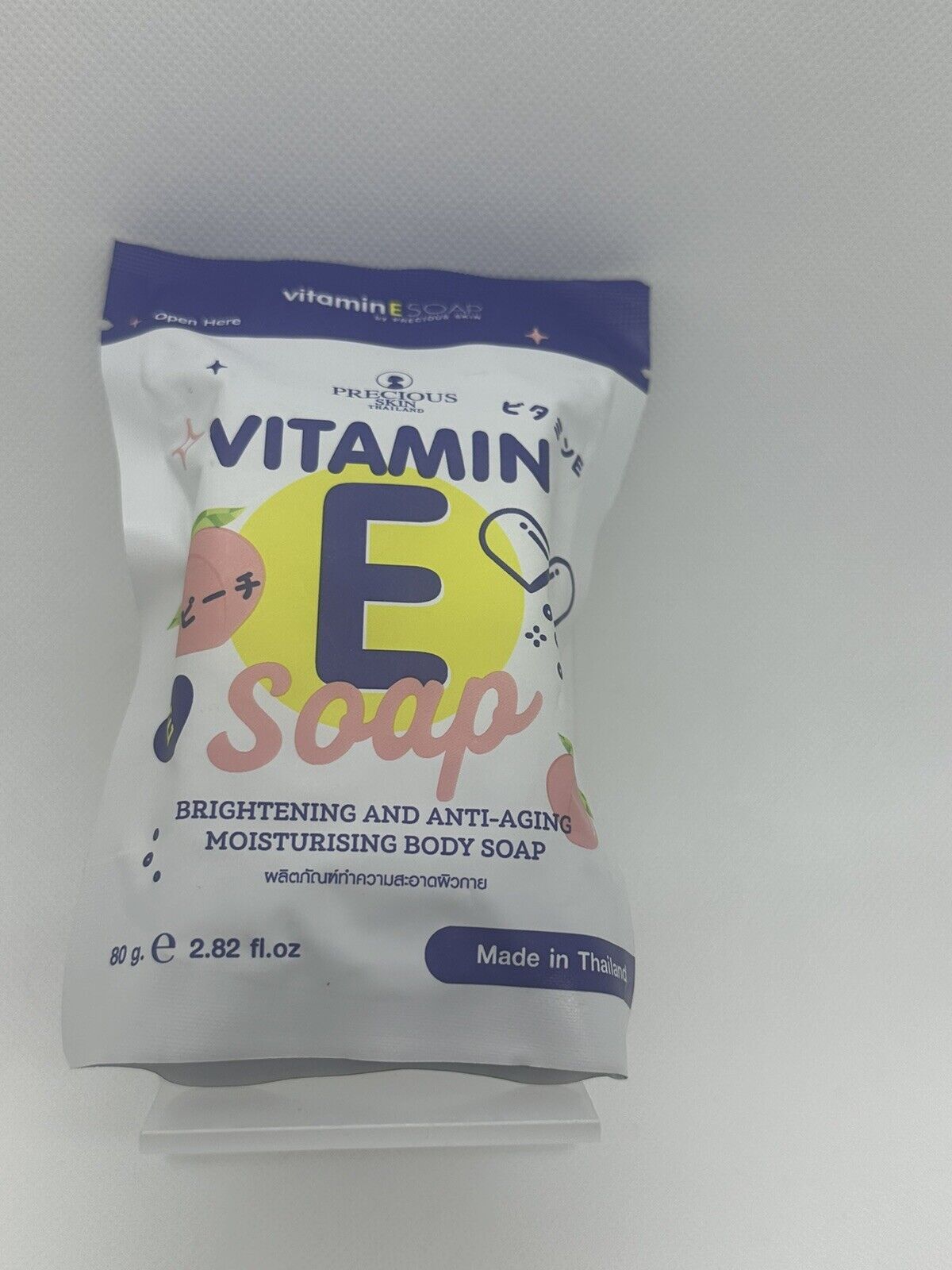 SAVON Gluta Vitamin E Thaïlandais au Collagène Glutathion Imperfections