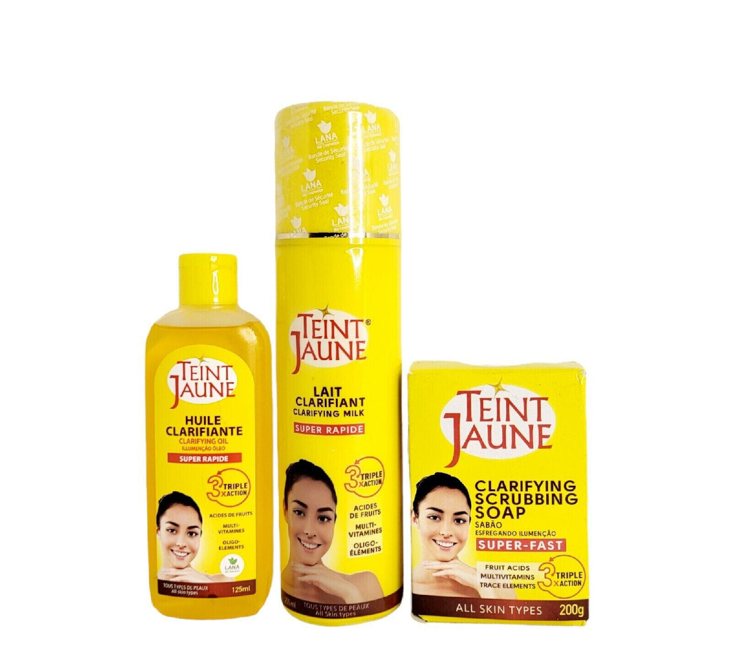 Gamme teint jaune extra rapide maximum effet réparation de teint - Kyabeauty
