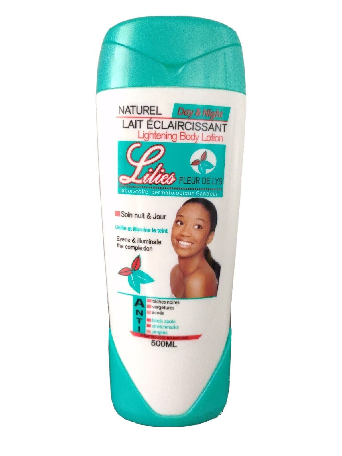 LILIES FLEUR DE LYS LAIT ECLAIRCISSANT 500ml anti tache - Kyabeauty