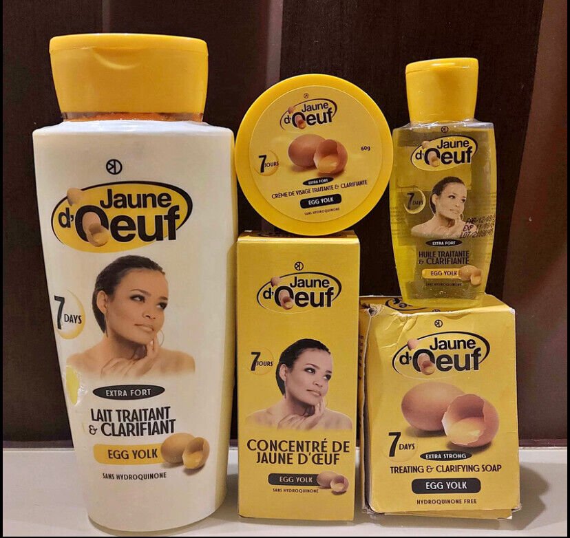 Jaune d'œuf Gamme Éclaircissante anti tache imperfection unifiante - Kyabeauty