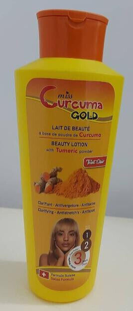 Lait Curcuma Gold éclaircissant fort aux curcuma, pour un teint clair - Kyabeauty