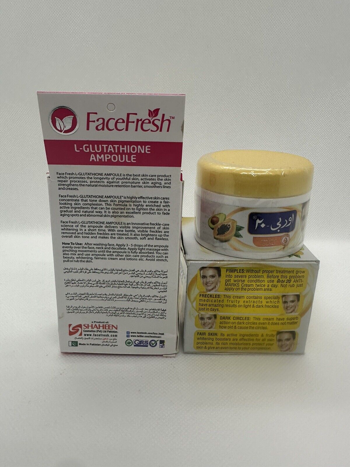 Du Orbi 20 crème de visage Et Sérum Facefresh