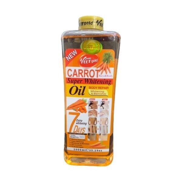 Huile VeetGold carotte Éclaircissant Réparatrice ANTI IMPERFECTION 100ML - Kyabeauty