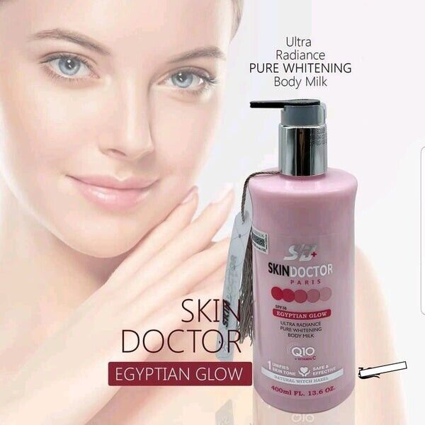 Skindoctor gluta glow lotion corporelle ultra éclaircissant anti imperfection