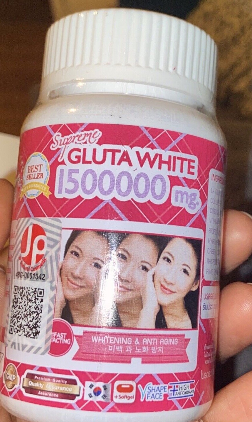 Supreme Gluta white 1500000 mg, gélules whitening Glutathione - Kyabeauty