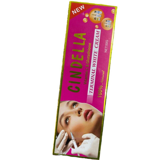CINDELA VITAMINE C & GLUTATHIONE CREME 100% NATUREL BLANCHISSANTE 50G ZERO TACHE - Kyabeauty
