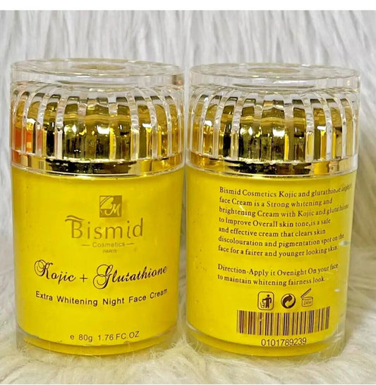 Bismid Crème Visage Glutathione & Kojic ULTRA BLANCHISSANT ANTI IMPERFCTION 80g
