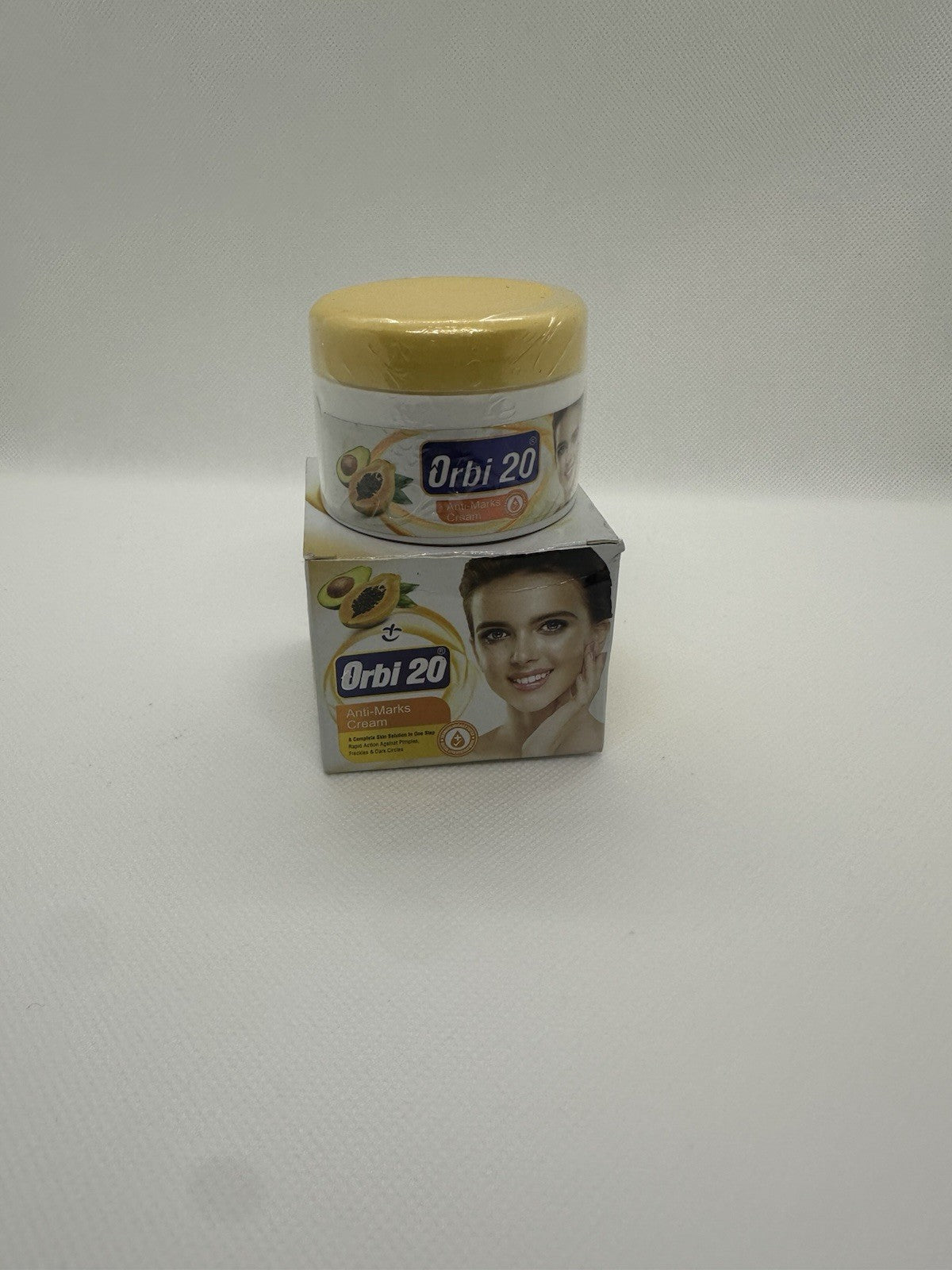 Crème De Visage Orbi 20 Papaye Origina Super l Eclaircissant Effaceur des Taches