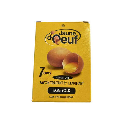 Jaune d'oeuf savon GOMMANT EXFOLIANT éclaircissant anti taches bouton peau grass - Kyabeauty