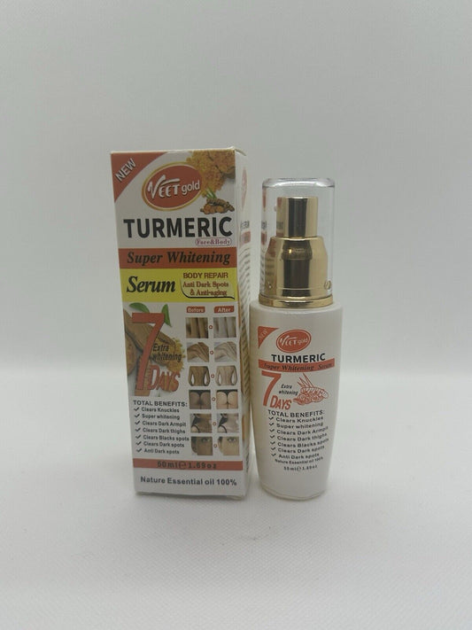 VEET GOLD serum turmeric vitamine c hydratant  blanchissant reparateur Veetgold