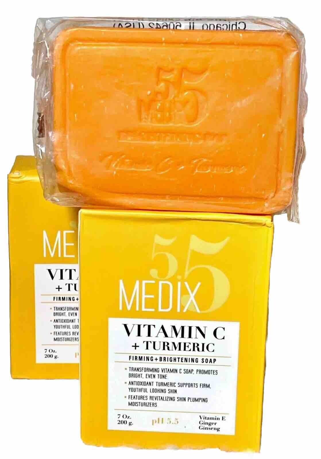MEDIX 5.5 SAVON ULTRA BLANCHISSANT VITAMINE C TURMERIC ANTI IMPERFECTION 200G - Kyabeauty