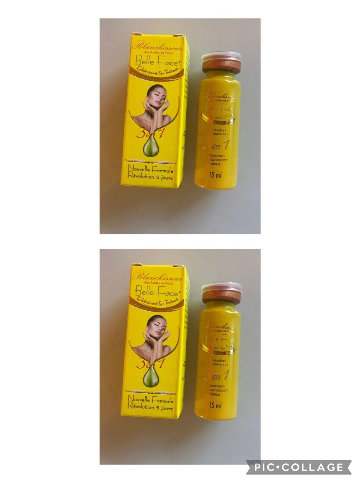 X2 blanchisseur belle face 2 PCS - Kyabeauty