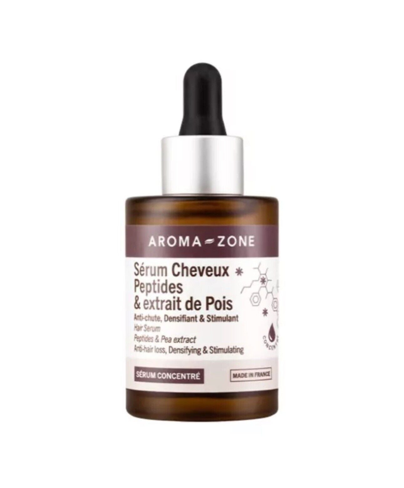 AROMA ZONE  Sérum Cheveux Anti-Chute Peptides & extrait de pois 50ML