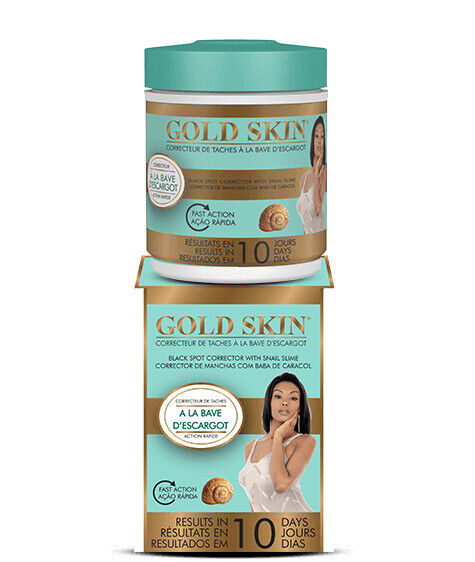 GOLD SKIN crème visage bave d'escargot Résultat 10 jours  - Kyabeauty