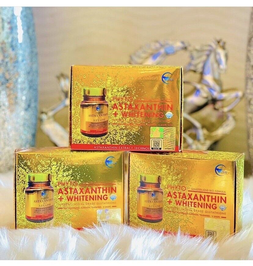Phyto Astaxanthin Plus Glutathione + Vitamine C Ascorbic - Kyabeauty
