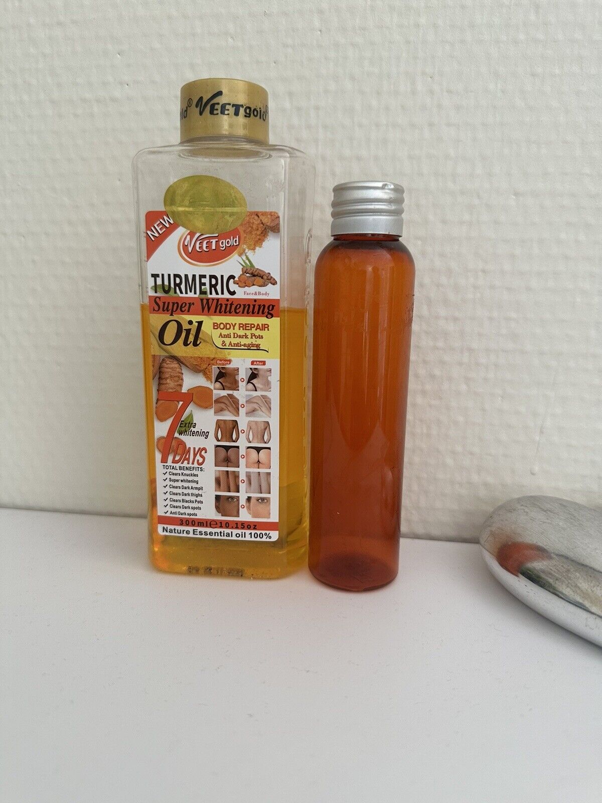 Huile Veet Gold Papaya éclaircissant  réparatrice anti imperfection 100ml