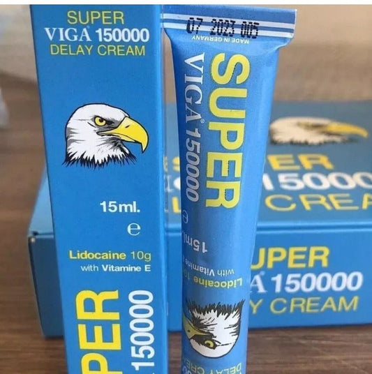 Viga 150000 pour hommes crème retardatrice longue durée 100 % naturelle -...