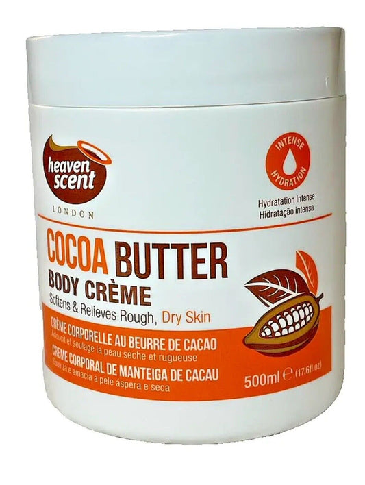 cocoa butter body crème beurre de cacao vitamine e adourci et soulage la peau