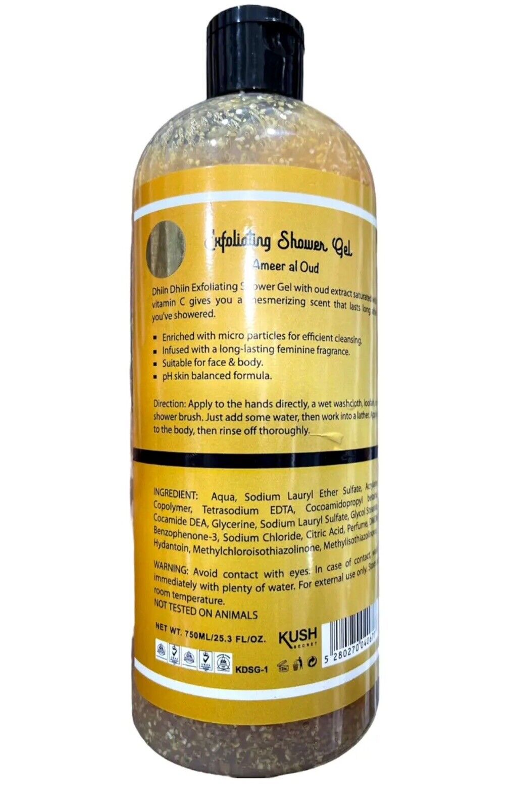 Dhin Dhin Gel De Douche Super Eclaircissant Gommant - Kyabeauty