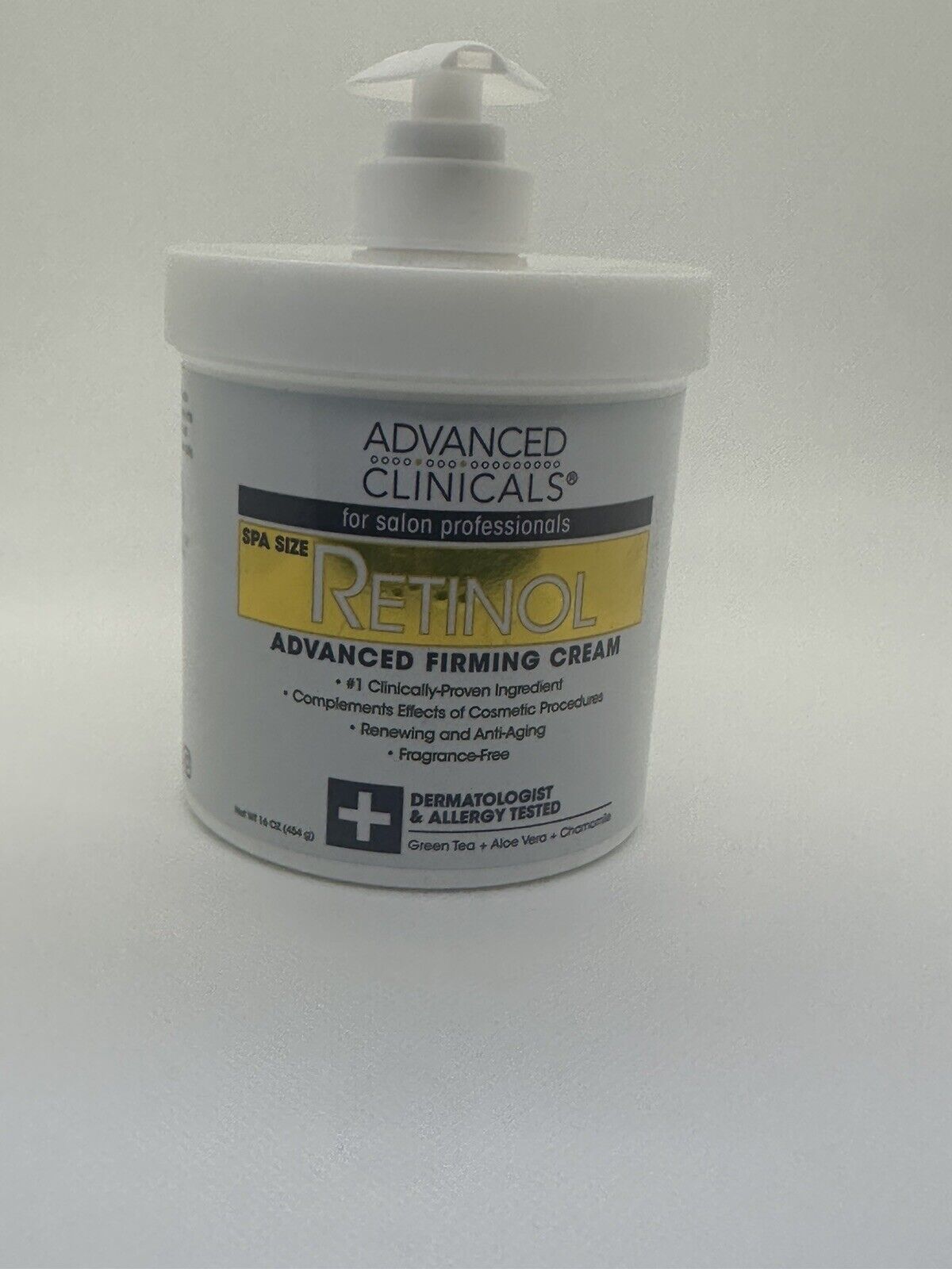 Advanced Clinicals Rétinol Crème raffermissante avancée 454 g