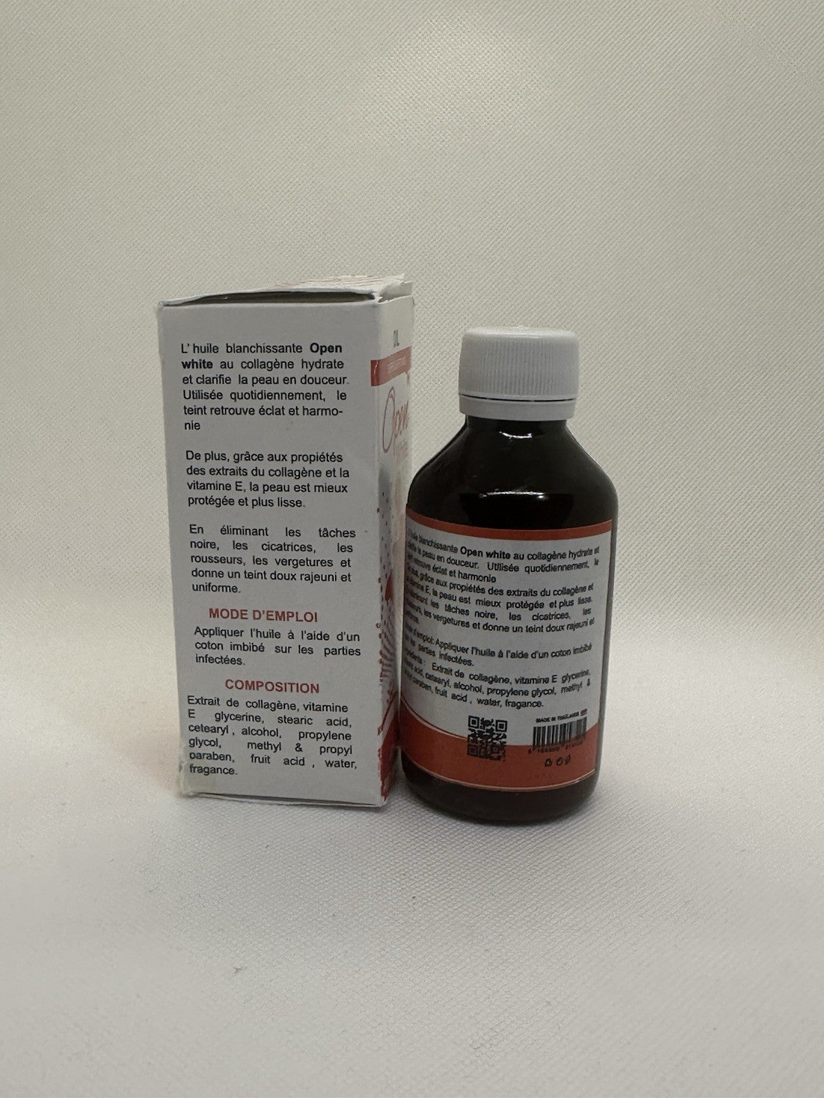 OPEN WHITE HUILE ULTRA ÉCLAIRCISSANTE ANTI TACHE ANTI AGE HYDRATANTE NOURRISSANT
