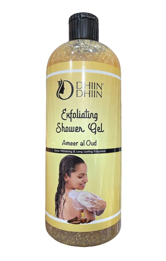 DHIIN DHIIN GEL DOUCHE ULTRA ECLAIRCISSANT EXFOLIANT GOMANT ANTI IMPERFECTION - Kyabeauty