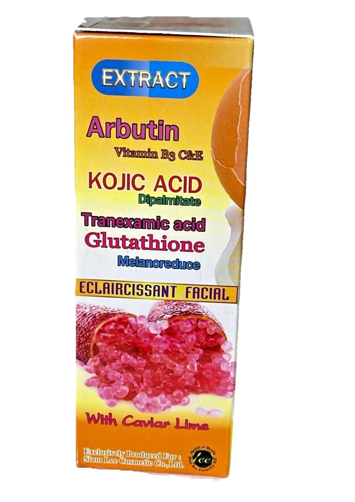 LAB WHITE EGG YOLK SAVON ULTRA ÉCLAIRCISSANT KOJIC GLUTA ARBUTIN ZERO TACHE