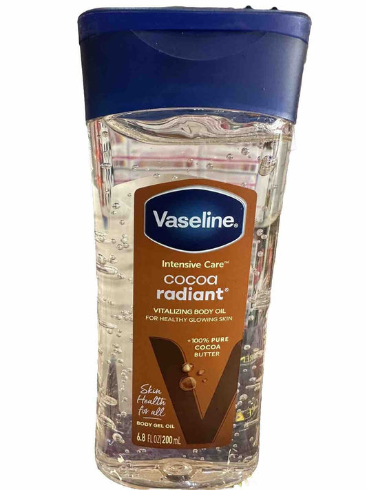 VASELINE INTENSE CARE COCOA RADIANT HUILE GEL DE CORPS HYDRATANT 100% NATUREL - Kyabeauty