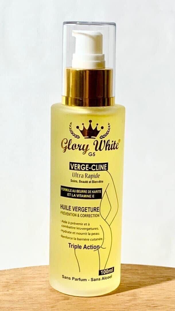 Glory White huile reparatrice antivergetures traitant très efficace - Kyabeauty