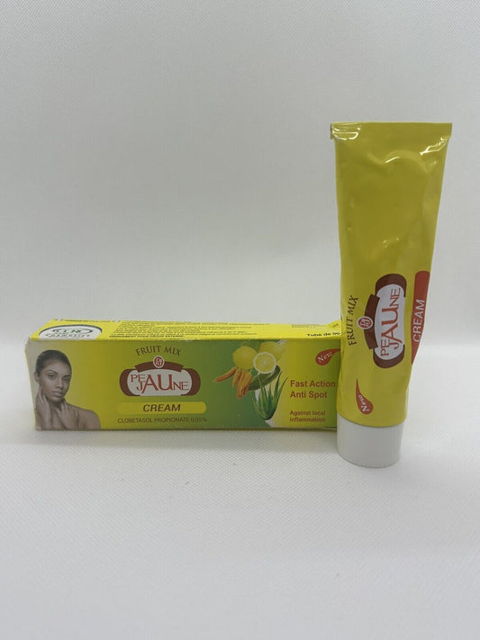 Tube Crème  ÉCLAIRCISSANT EXTRA FORT ANTI TÂCHEs Pour Une Peau Jaune