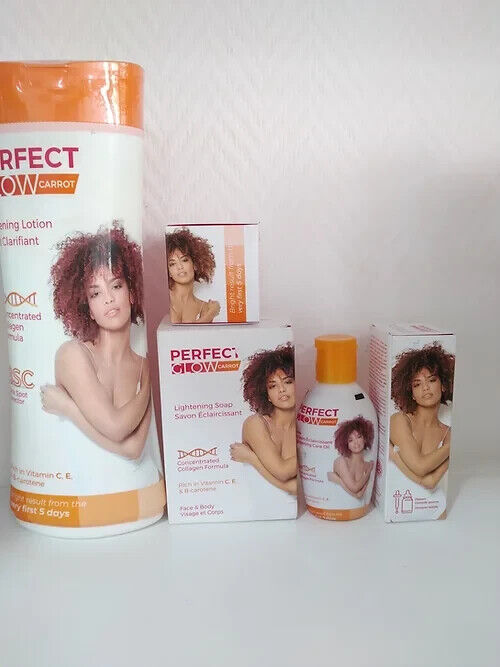 Perfect glow gamme eclaircissant lait , savon, sérum et creme de visage - Kyabeauty