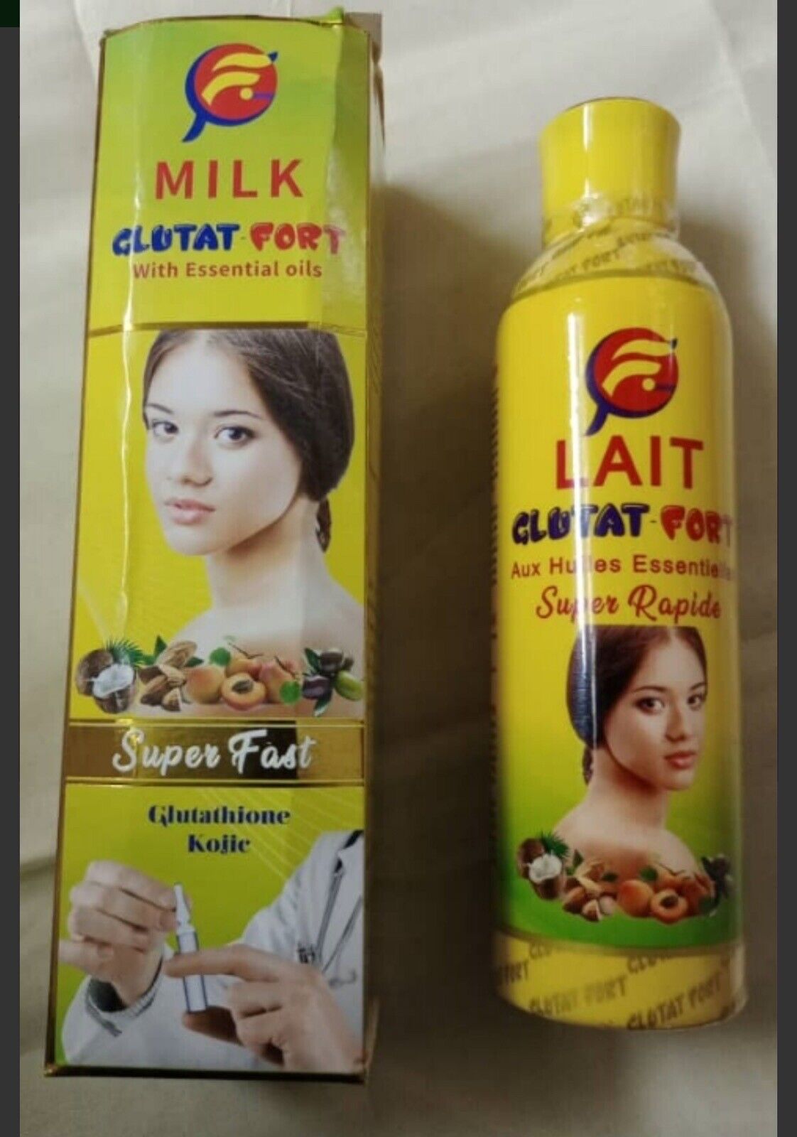 Laits Gluta fort aux huiles essentielles super blanchisseur injection rapide - Kyabeauty