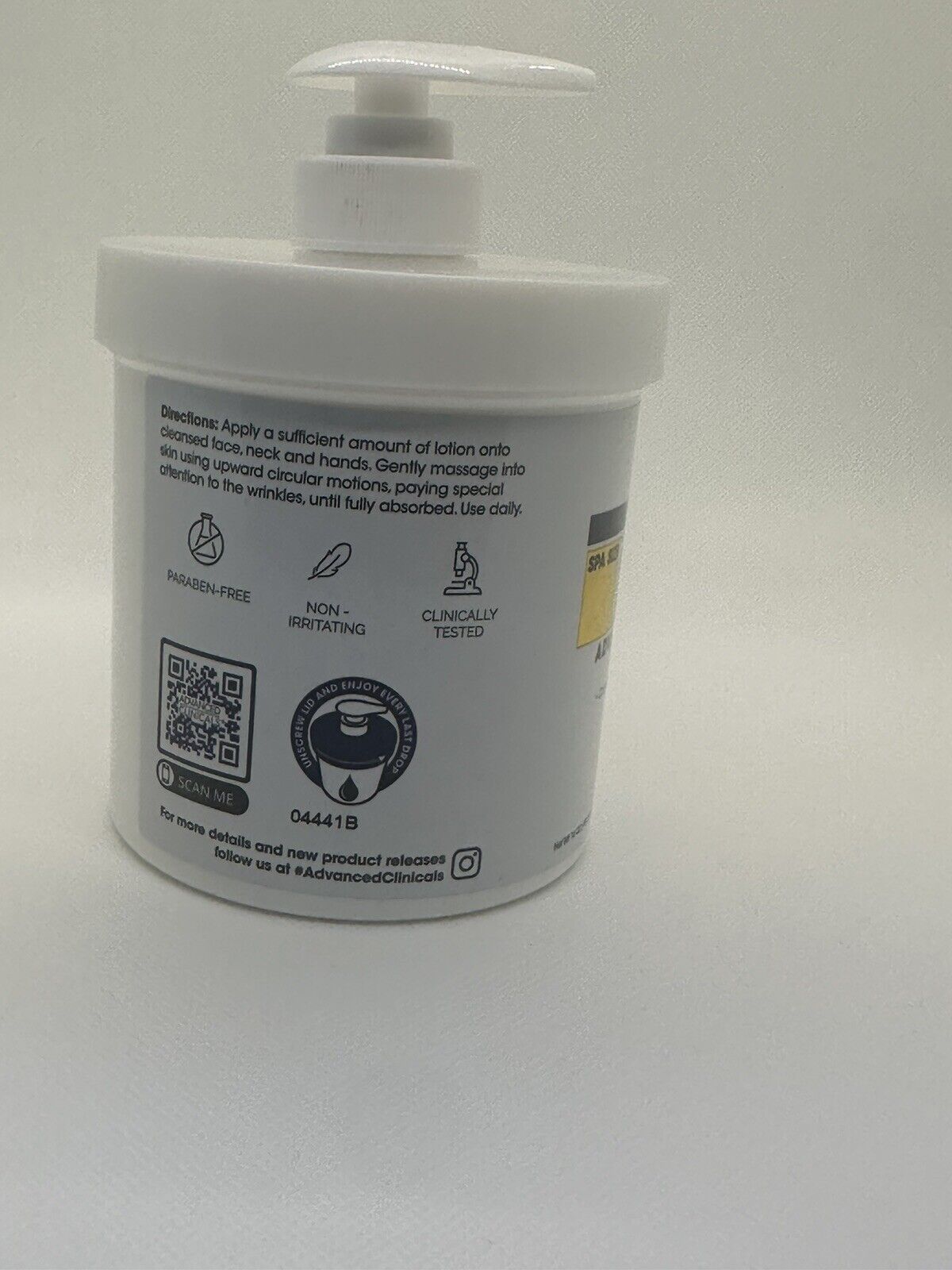 Advanced Clinicals Rétinol Crème raffermissante avancée 454 g