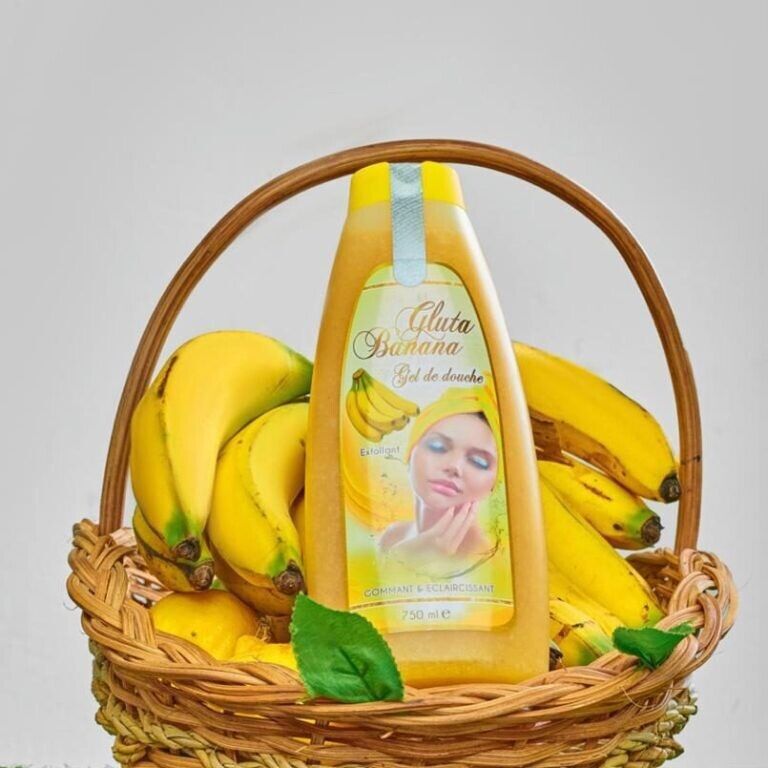 Gluta BANANA GEL DOUCHE EXFOLIANT GOMMANT ULTRA ÉCLAIRCISSANT