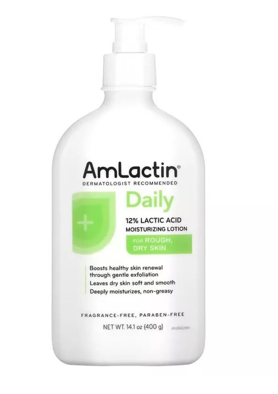 AmLactin daily nourish 12% Lotion hydratante nourrissant Sans parfum zéro tâche
