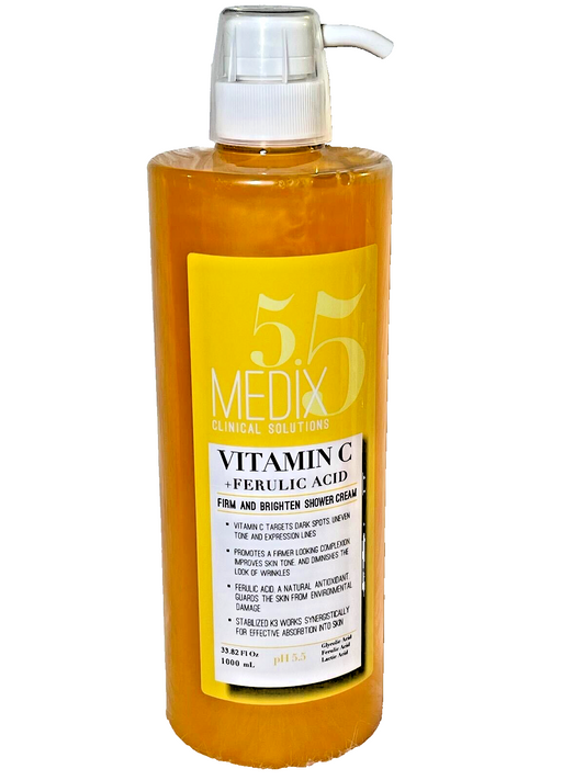 MEDIX5.5 GEL DE DOUCHE ULTRA BLANCHISSANT VITAMINE C +FERULIC ACID +TURMERIC - Kyabeauty