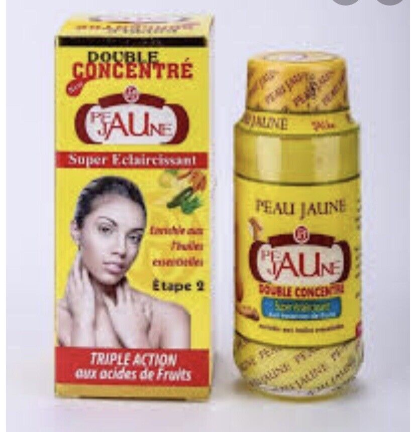 Peau jaune Double concentré blanchissant fort, pour mains et pieds noires - Kyabeauty
