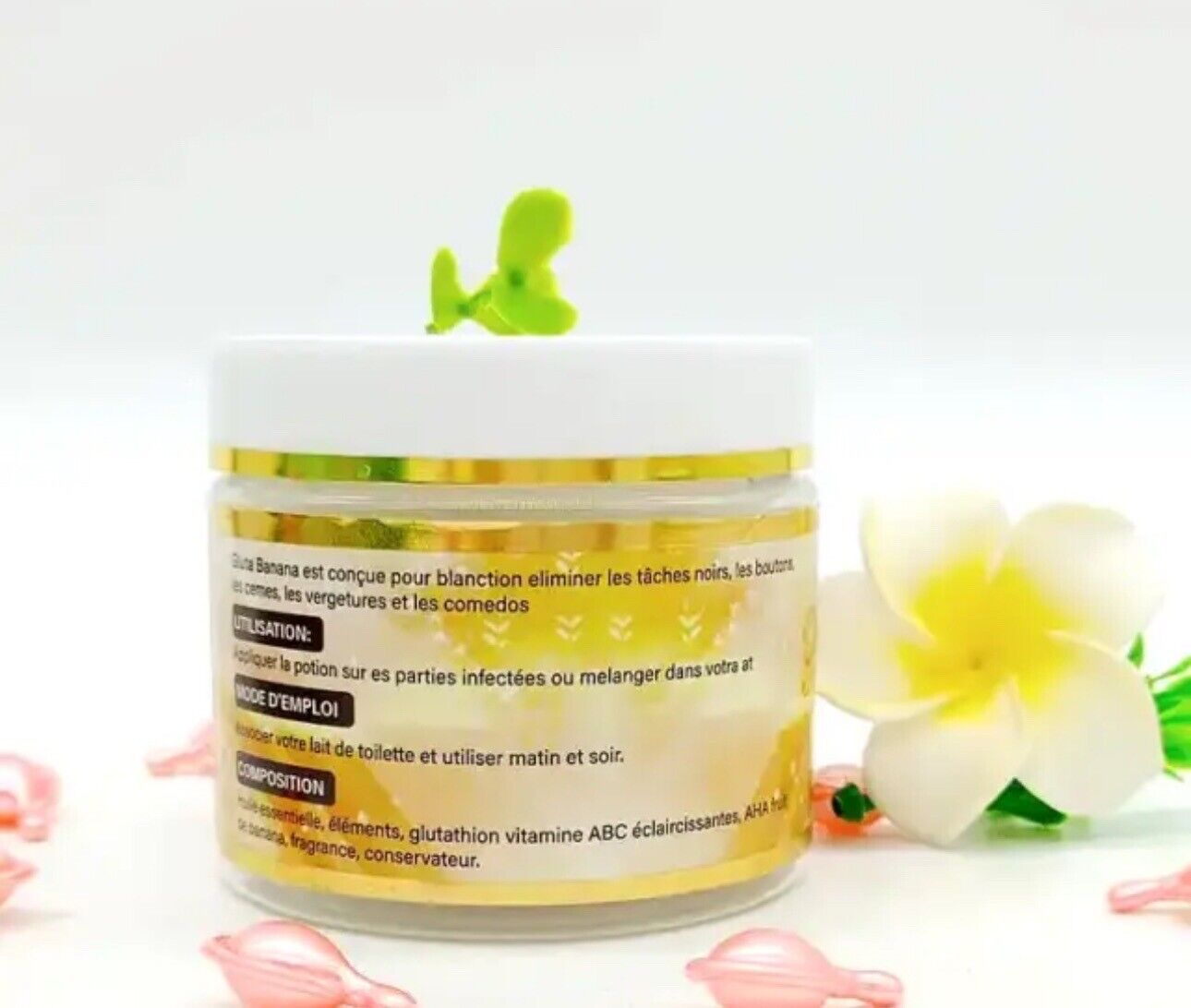 CREME DE VISAGE GLUTA BANANA ULTRA BLANCHISSANT ANTI IMPERFECTION REAPAATRICE - Kyabeauty