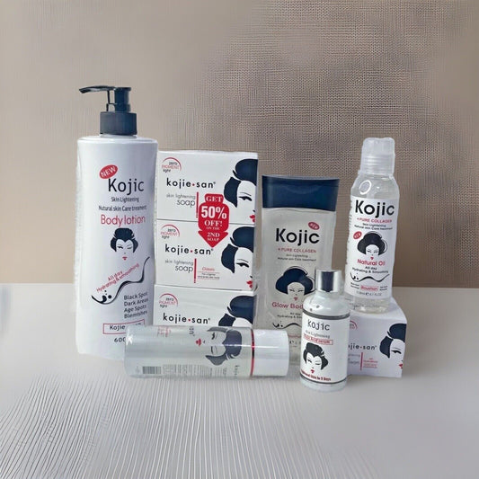 KOJIC SAN GAMME  SOINS CORPOREL ET VISAGE ULTRA ÉCLAIRCISSANT ANTI IMPERFECTION
