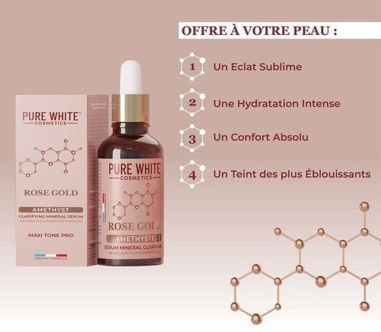 PURE WHITE ROSE GOLD Serum Antii tache Hyper Éclaircissant - Kyabeauty