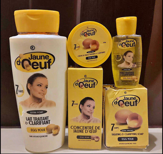 Jaune d'œuf Gamme Éclaircissante anti tache imperfection unifiante - Kyabeauty